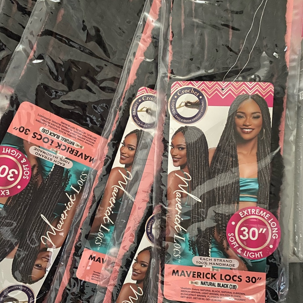 Locs 30" Natural Black Hair Extensions